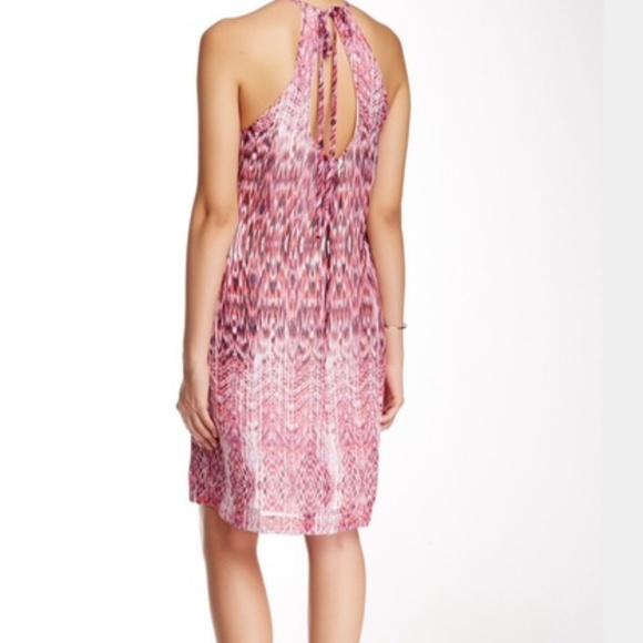 Beige by ECI Floral Sheath Dress Tie Halter Neck - Picture 12 of 13